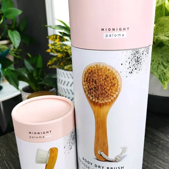 Midnight Paloma Dry Body Brush and Dry Facial Brush...Brand New - Picture 1 of 6